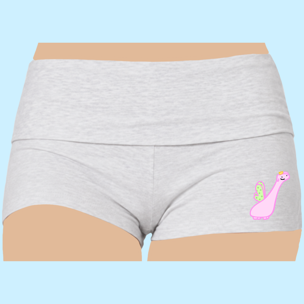 hand-illustrated booty-shorts