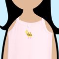 hand-illustrated giraffe tank