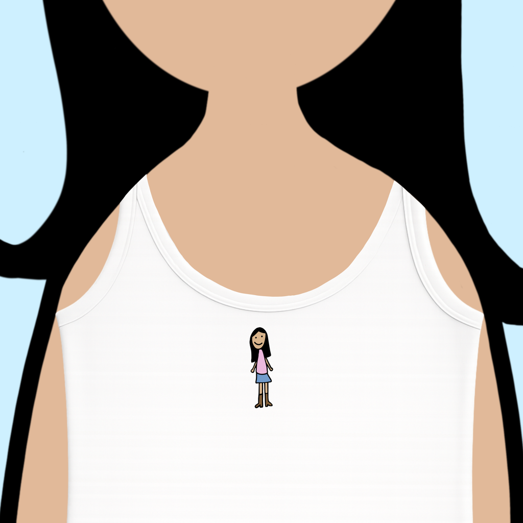hand-illustrated tank tops